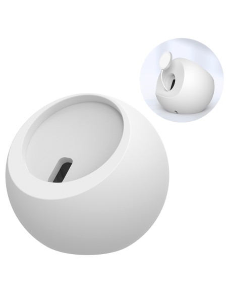 Indukcinio įkroviklio stovo laikiklis MagSafe telefono stovas baltas Indukcinio įkroviklio stovo laikiklis MagSafe telefono stovas baltas