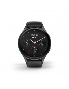 
„Hama 8900 GPS AMOLED“ 1,43 colio išmanusis laikrodis su silikoniniu dirželiu – juodas
