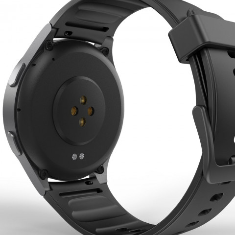 
„Hama 8900 GPS AMOLED“ 1,43 colio išmanusis laikrodis su silikoniniu dirželiu – juodas
