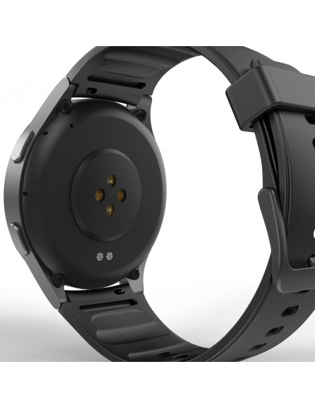 
„Hama 8900 GPS AMOLED“ 1,43 colio išmanusis laikrodis su silikoniniu dirželiu – juodas
