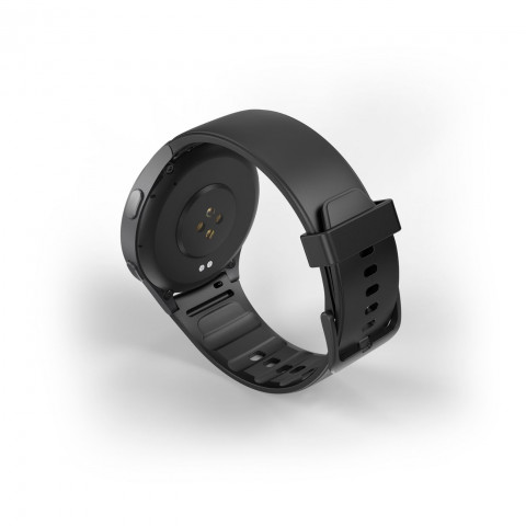 
„Hama 8900 GPS AMOLED“ 1,43 colio išmanusis laikrodis su silikoniniu dirželiu – juodas
