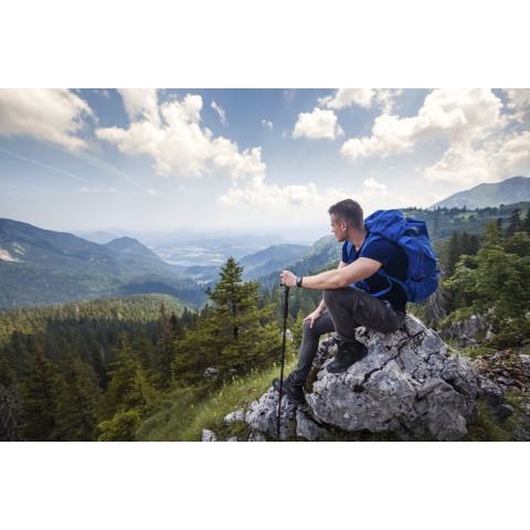 
„Hama 8900 GPS AMOLED“ 1,43 colio išmanusis laikrodis su silikoniniu dirželiu – juodas
