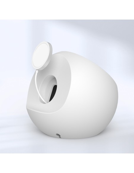 Indukcinio įkroviklio stovo laikiklis MagSafe telefono stovas baltas Indukcinio įkroviklio stovo laikiklis MagSafe telefono stovas baltas