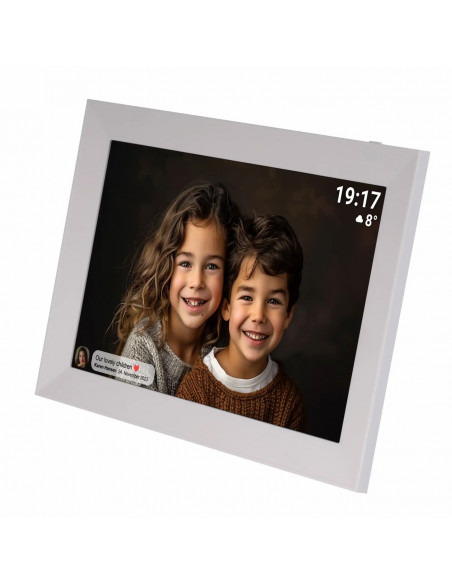 
PFF-1012WMK2 10.1 col. skaitmeninis nuotraukų rėmelis 16 GB microSD Wi-Fi – baltas
