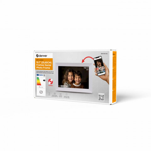 
PFF-1012WMK2 10.1 col. skaitmeninis nuotraukų rėmelis 16 GB microSD Wi-Fi – baltas
