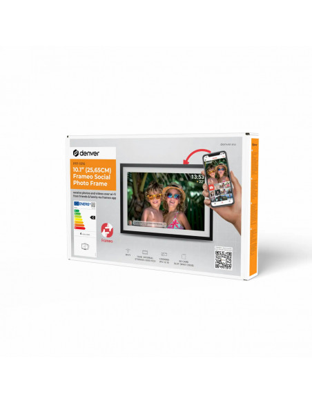 
PFF-1016 10.1" skaitmeninis nuotraukų rėmelis 16 GB microSD Wi-Fi – juodas
