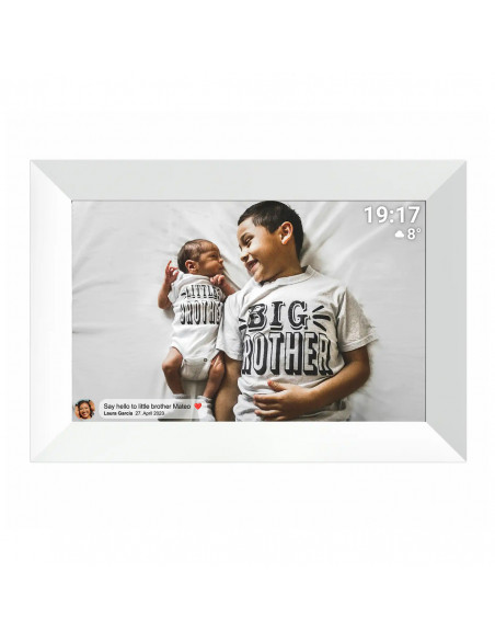 
PFF-1026W 10.1" skaitmeninis nuotraukų rėmelis 16 GB microSD Wi-Fi – baltas
