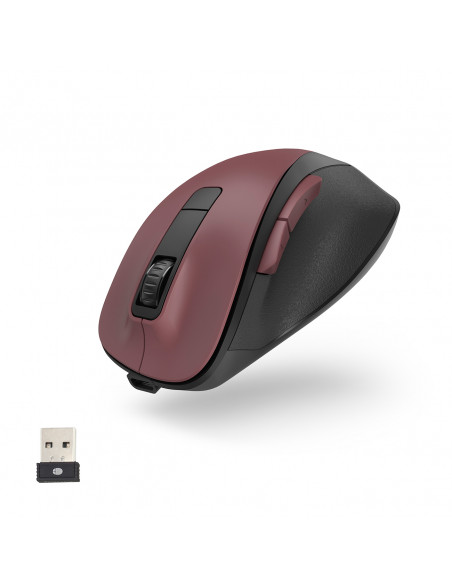 
Belaidė pelė MW-500 V2 su baterija – bordo spalvos
