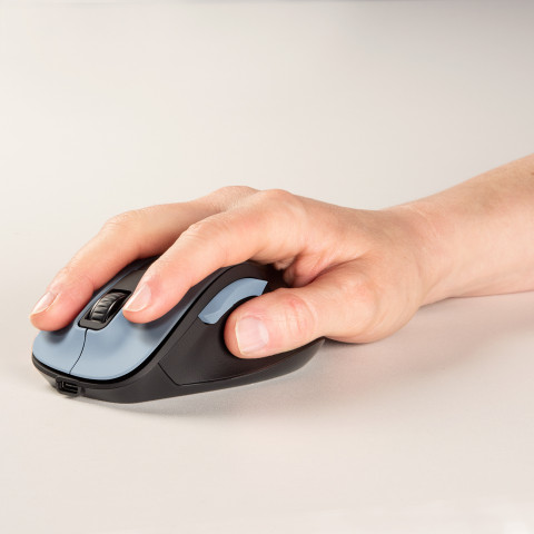 
Belaidė pelė MW-500 V2 su įkraunama baterija – šviesiai mėlyna
