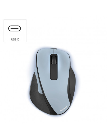 
Belaidė pelė MW-500 V2 su įkraunama baterija – šviesiai mėlyna
