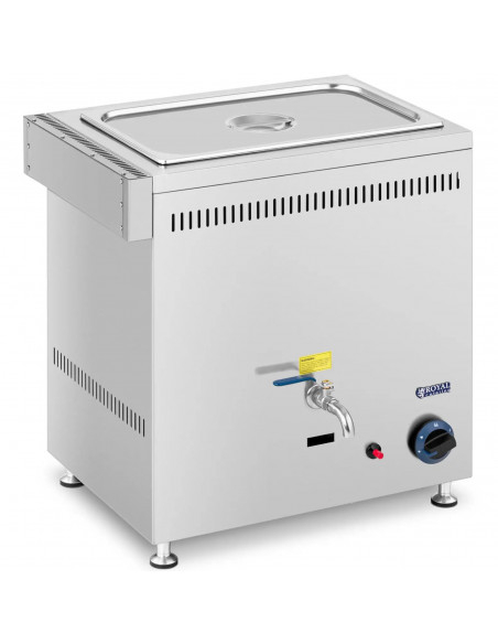 
Dujinis vandens šildytuvas „Bain-marie“ propanui ir butanui G31, 0,03 baro, GN 1/ 1, 3300 W
