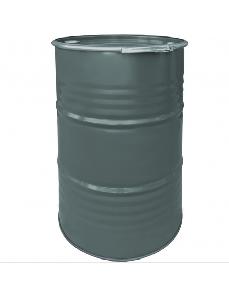 
Plieninė metalinė statinė OH 212L su nuimamu dangčiu ir 2 bei 3/ 4 kamščiais - PILKA MIŠINYS
