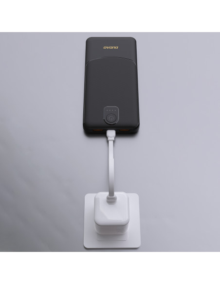 
Nešiojamoji baterija K10 10000mAh USB-A 2.4A - juoda
