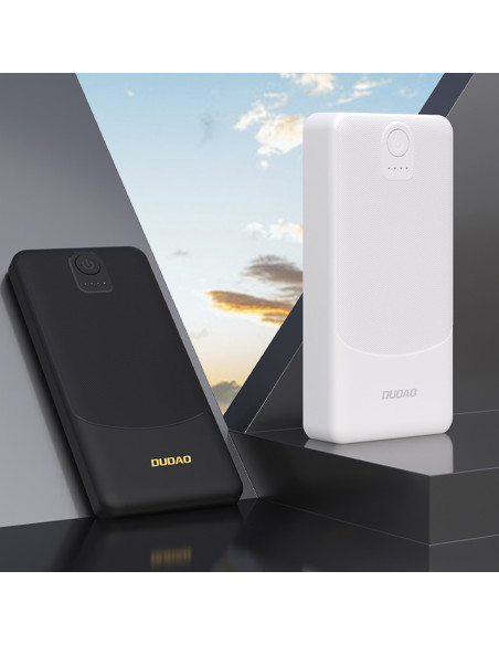 
Nešiojamoji baterija K10 10000mAh USB-A 2.4A - juoda
