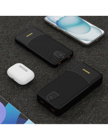 
Nešiojamoji baterija K10 10000mAh USB-A 2.4A - juoda
