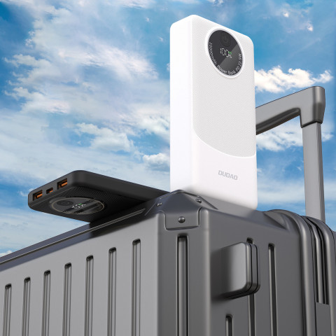 
Nešiojamoji baterija K12 10000mAh USB-A-USB-C PD22.5W - juoda
