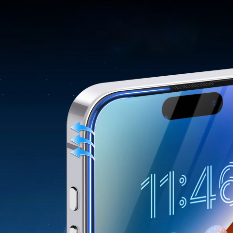 
„Corning Eyecare“ grūdinto stiklo ekrano apsauga, skirta „iPhone 16 Pro“
