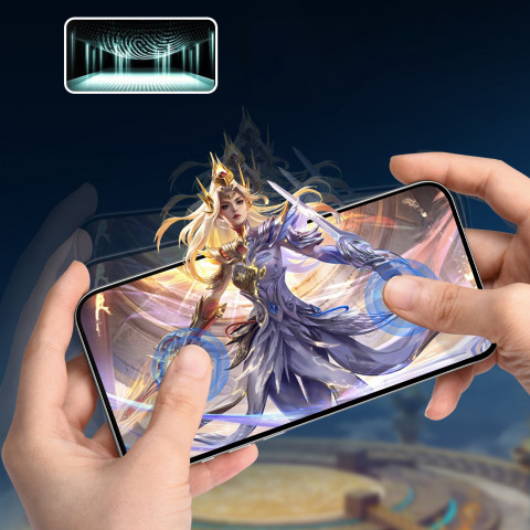 
„Corning Eyecare“ grūdinto stiklo ekrano apsauga, skirta „iPhone 16 Pro“
