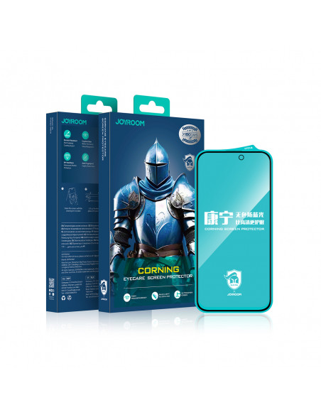 
„Corning Eyecare“ grūdinto stiklo ekrano apsauga, skirta „iPhone 16 Pro Max“
