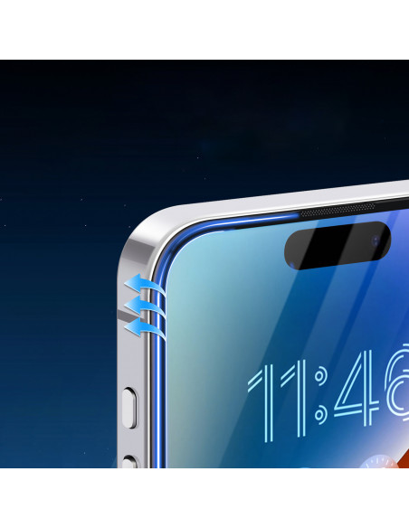 
„Corning Eyecare“ grūdinto stiklo ekrano apsauga, skirta „iPhone 16 Pro Max“
