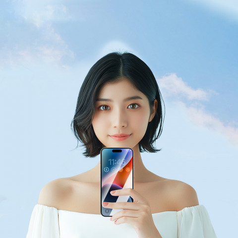 
„Corning Eyecare“ grūdinto stiklo ekrano apsauga, skirta „iPhone 16 Pro Max“
