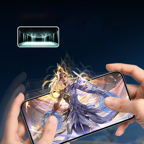 
Grūdintas stiklas su antirefleksiniu efektu, skirtas „iPhone 16 Pro“ telefonui
