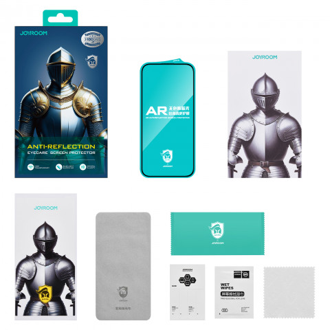 
Grūdintas stiklas su antirefleksiniu efektu, skirtas „iPhone 15 Plus“ / „16 Plus“
