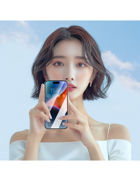 
Grūdintas, antirefleksinis stiklas, skirtas „iPhone 16 Pro Max“
