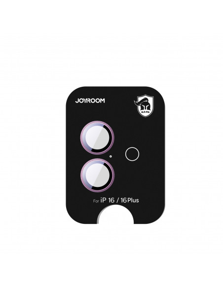 
iPhone 16/ 16 Plus objektyvo apsauginis stiklas – rožinis
