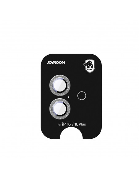 
iPhone 16/ 16 Plus objektyvo apsauginis stiklas - sidabrinis
