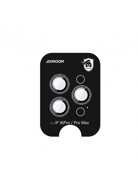 
iPhone 16 Pro/ 16 Pro Max objektyvo apsauginis stiklas – juodas
