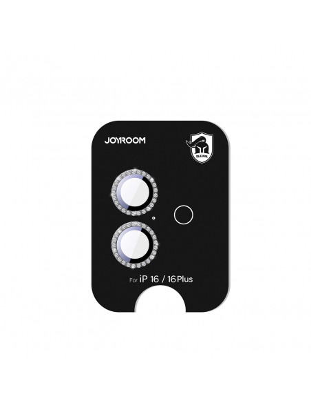 
iPhone 16/ 16 Plus objektyvo apsauginis stiklas – juodas
