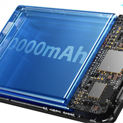 
Išorinė baterija K29 10000mAh MagSafe metalinis dėklas, stovas, laidai, USB-C, iPhone Lightning, PD 20W - pilka
