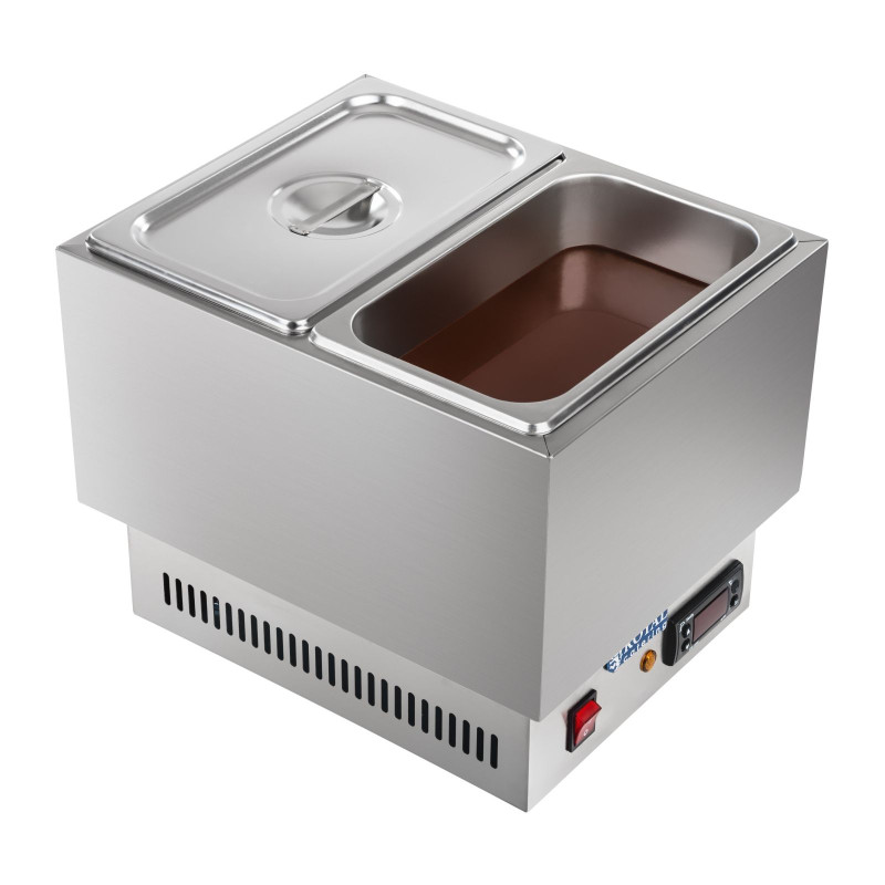 Šildytuvas šokoladui ir padažams dry bain marie + 2 GN su dangteliais