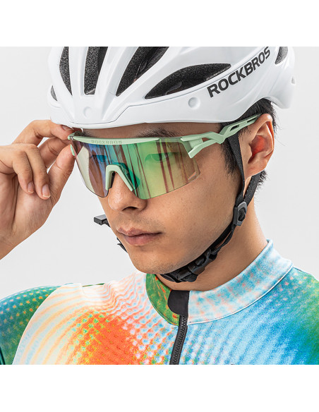 
Poliarizuoti dviratininko akiniai su UV filtru ir dioptrijomis – balti
