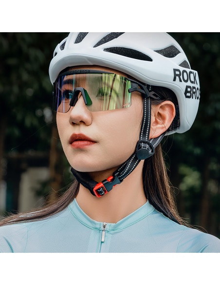 
Fotochrominiai dviračių akiniai su UV filtru ir dioptrijomis – juodi
