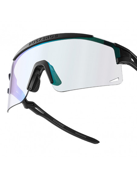 
Fotochrominiai dviračių akiniai su UV filtru ir recepto įdėklu - skaidrūs violetiniai
