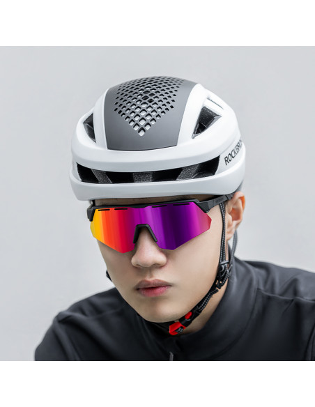 
Poliarizuoti dviratininko akiniai su UV filtru ir dioptrijomis – violetiniai
