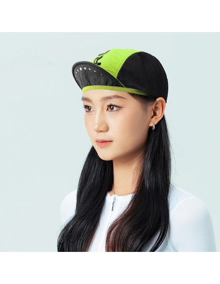 
Dviratininko kepuraitė su skydeliu, skirta dėvėti po šalmu - žalia
