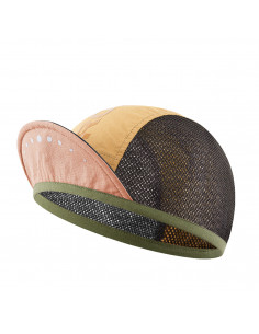 
Dviratininko kepuraitė su skydeliu, skirta dėvėti po šalmu - geltona
