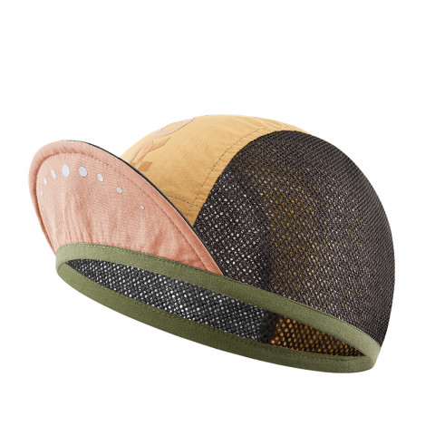 
Dviratininko kepuraitė su skydeliu, skirta dėvėti po šalmu - geltona
