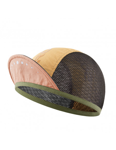 
Dviratininko kepuraitė su skydeliu, skirta dėvėti po šalmu - geltona
