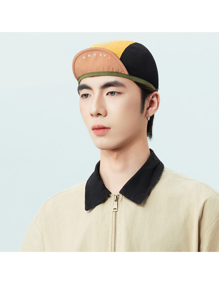 
Dviratininko kepuraitė su skydeliu, skirta dėvėti po šalmu - geltona
