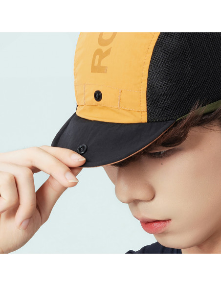 
Dviratininko kepuraitė su skydeliu, skirta dėvėti po šalmu - geltona
