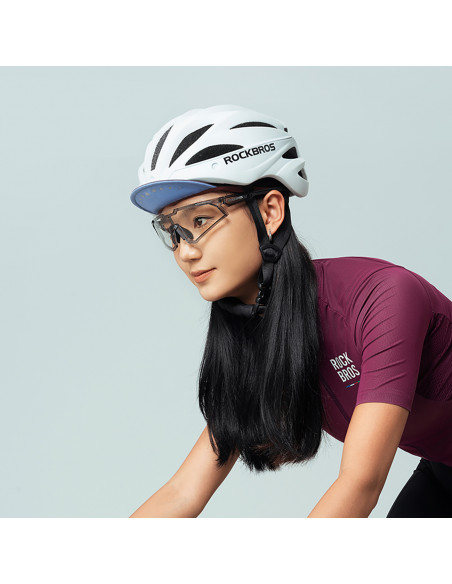 
Dviratininko kepuraitė su skydeliu, skirta dėvėti po šalmu - raudona
