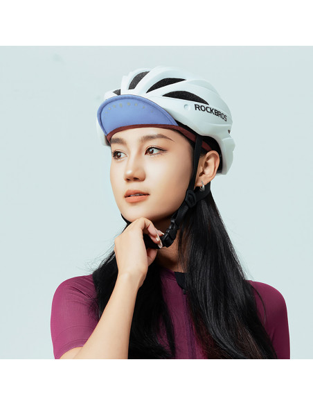 
Dviratininko kepuraitė su skydeliu, skirta dėvėti po šalmu - raudona
