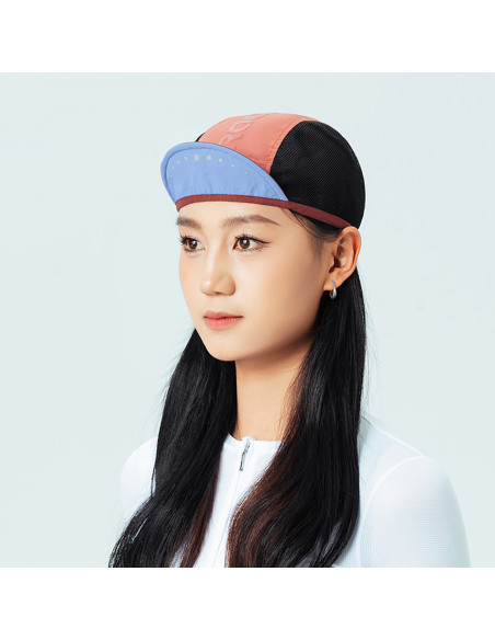 
Dviratininko kepuraitė su skydeliu, skirta dėvėti po šalmu - raudona
