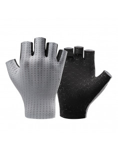 
Kvėpuojančios bepirštės dviratininko pirštinės, dydis M - pilkos
