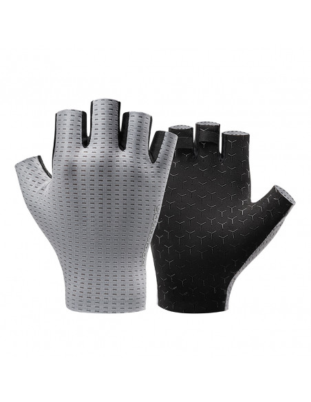 
Kvėpuojančios bepirštės dviračių pirštinės, XXL dydis – pilkos
