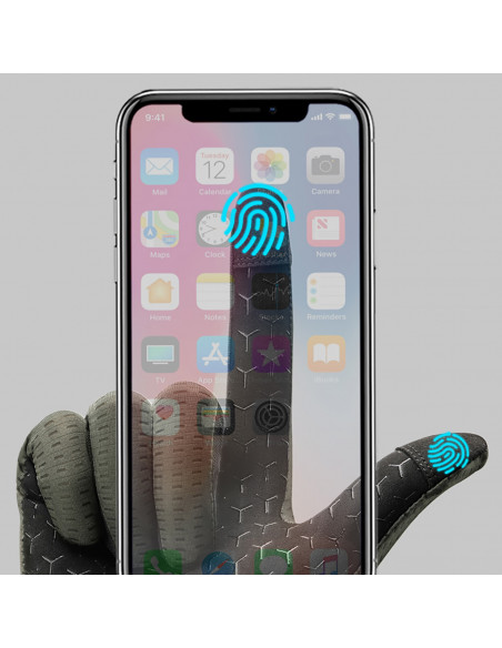 
Kvėpuojančios ilgo ilgio dviračių pirštinės, S dydis - žalios
